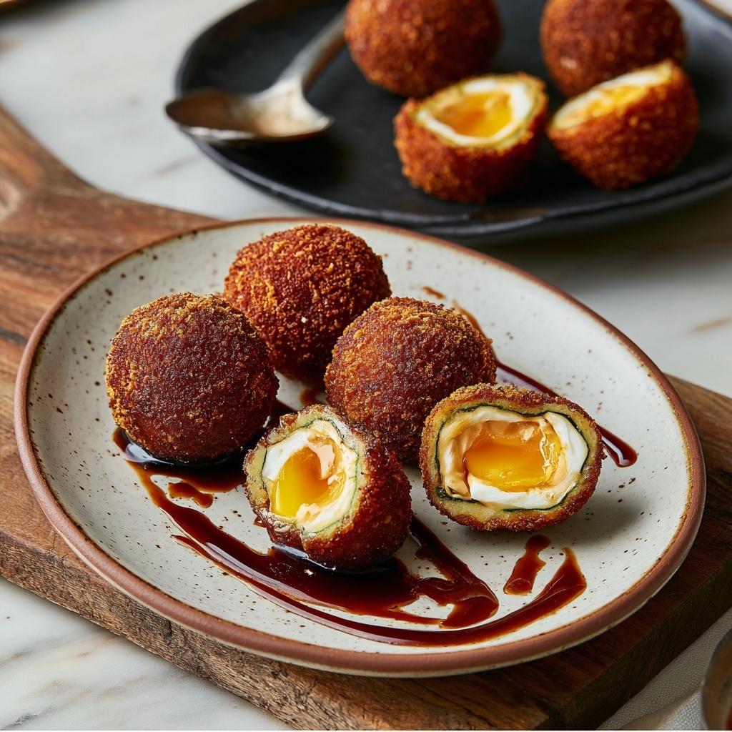 Smoked Armadillo Eggs with Cream Cheese, Cheddar, and Jalapeños Recipe - Recipe Image