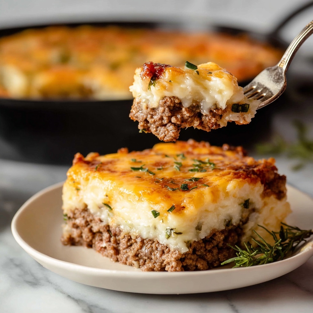 Cheddar Bay Ground Beef Cobbler Recipe - Recipe Image