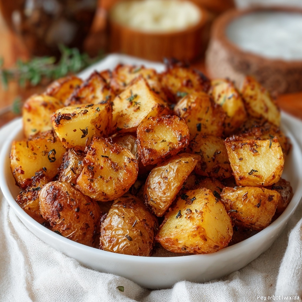 Easy Lipton Onion Roasted Potatoes Recipe - Recipe Image