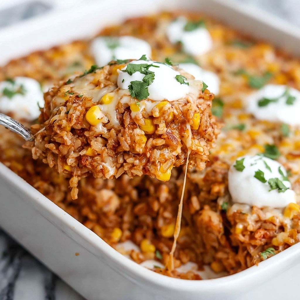 Chicken Enchilada Rice Casserole Recipe - Recipe Image