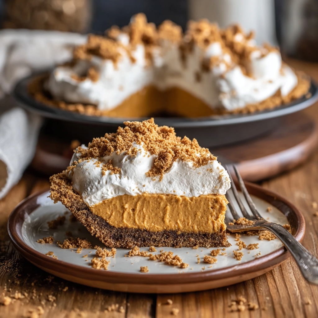 No Bake Pumpkin Pie Recipe - Recipe Image