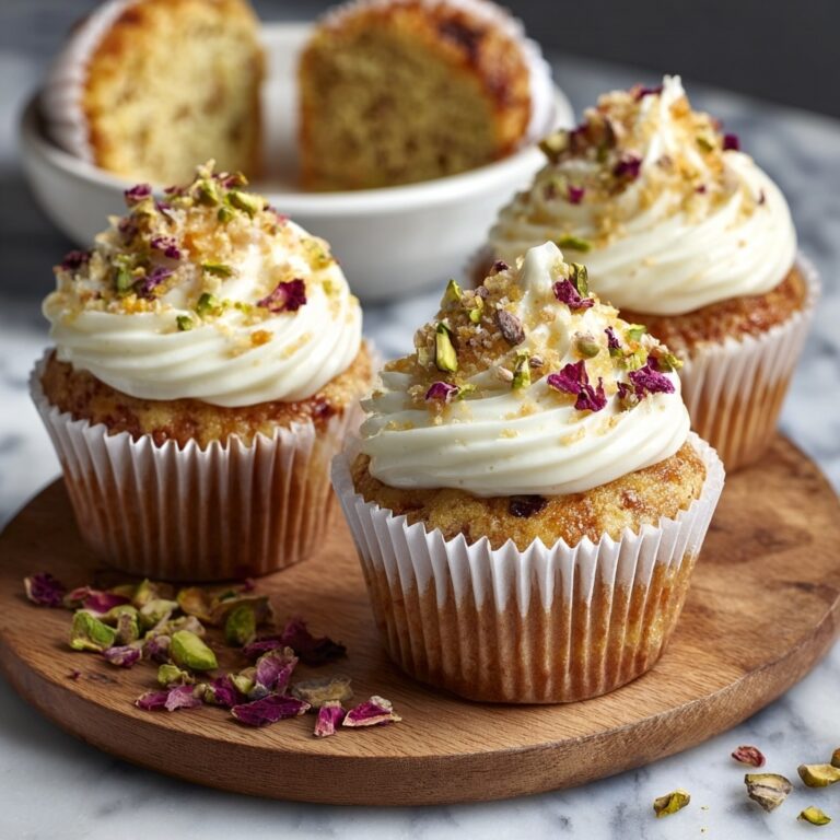 Saffron Cardamom Dream Cupcakes Recipe