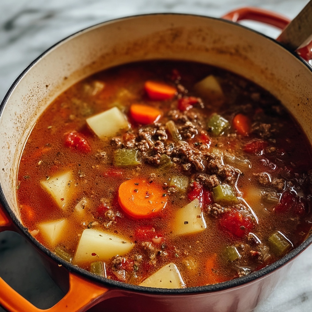 Vegetable Beef Soup Recipe - Recipe Image