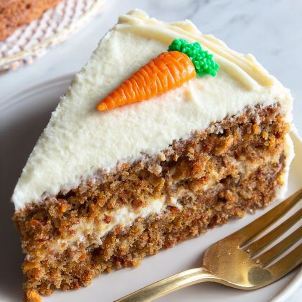 Carrot Cake Pie with Cream Cheese Frosting and Carrot Decor Recipe - Recipe Image