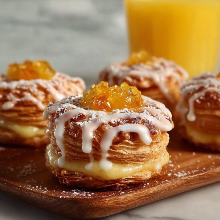 Peach Pie Cruffins Recipe