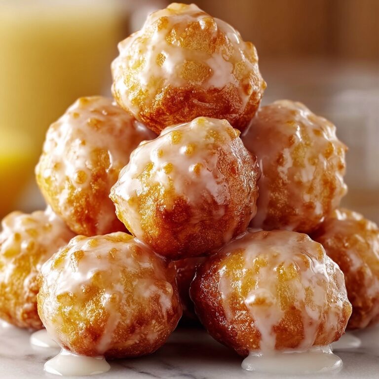 Cinnamon-Glazed Apple Fritter Bites Recipe