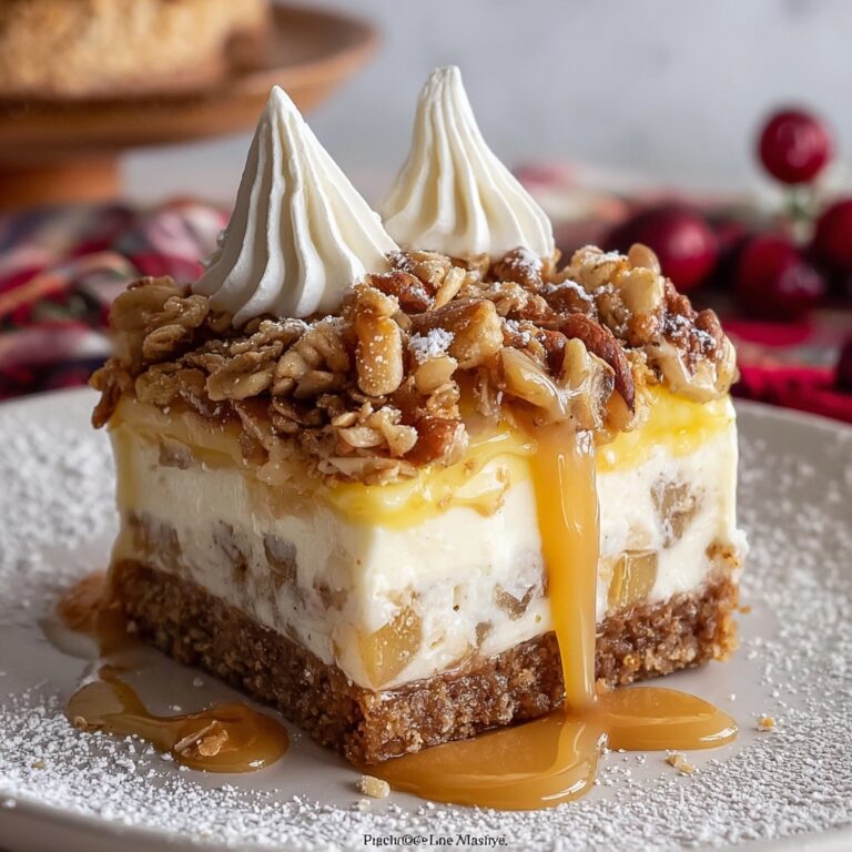 Apple Crisp Cheesecake Recipe
