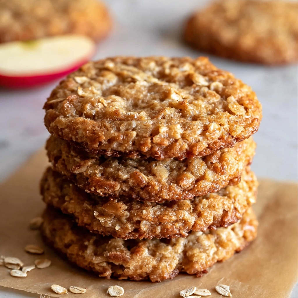 Apple Pie Oatmeal Cookies with Optional Vanilla Glaze Recipe - Recipe Image