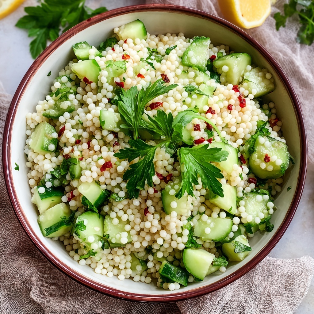 Flavorful Cucumber Couscous Salad Recipe - Recipe Image