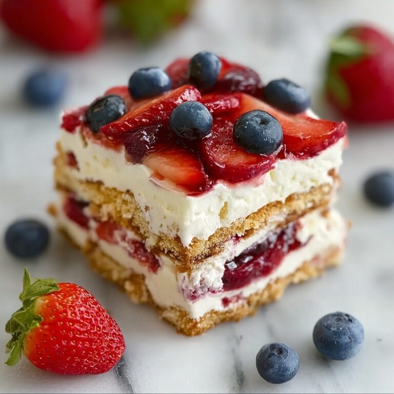 Red White Blue Icebox Cake Recipe