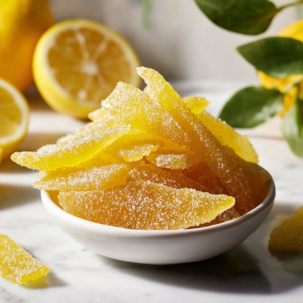 Candied Lemon Peel Recipe - Recipe Image