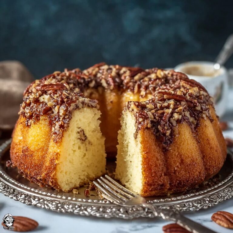 Butter Pecan Pound Cake Recipe