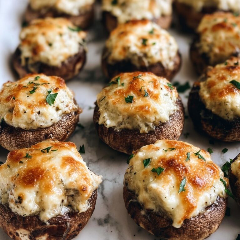Garlic Parmesan Stuffed Mushrooms: 7 Irresistible Bites Recipe