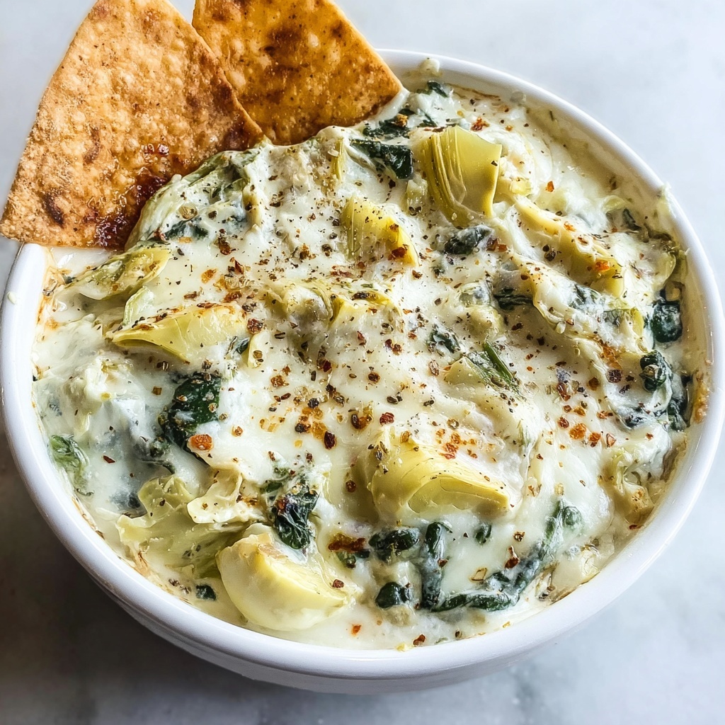 Spinach Artichoke Dip: 5 Secrets to Impress Your Guests Recipe - Recipe Image