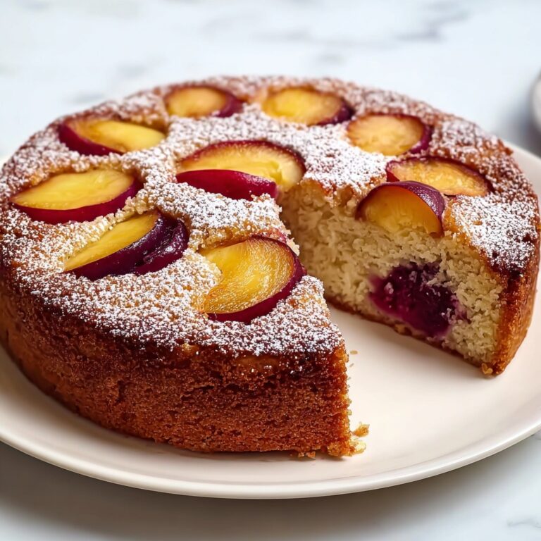 Plum Einkorn Cake Recipe