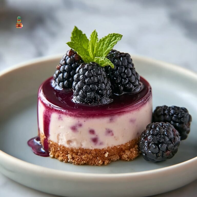 Mini Blackberry Cheesecake Recipe