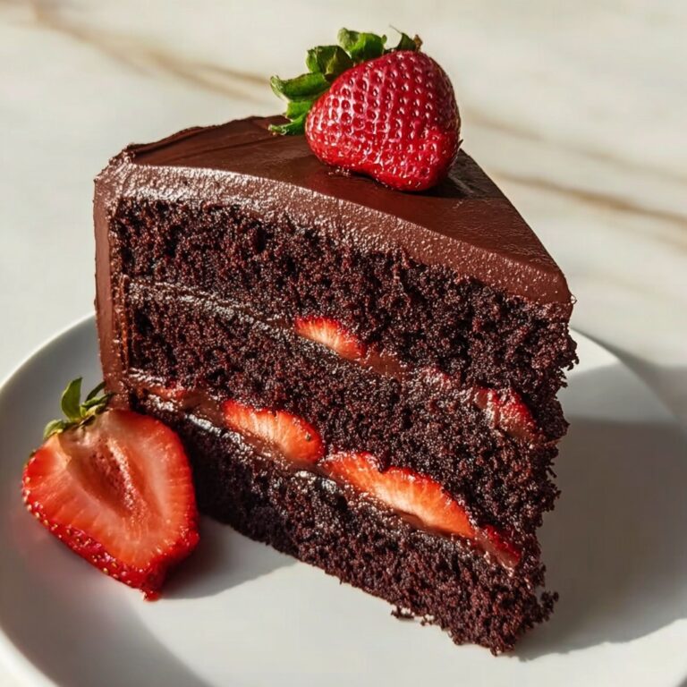 Strawberry Chocolate Cake Recipe