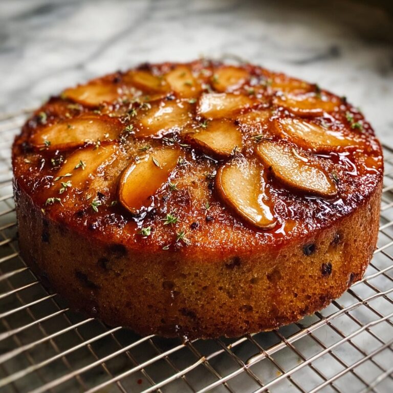 Roasted Apple Sage Cake Recipe