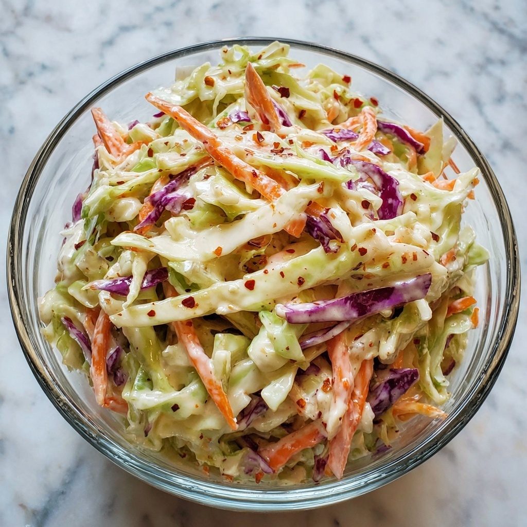 Vegan Keto Coleslaw: 5-Minute Crunchy Delight Recipe - Recipe Image