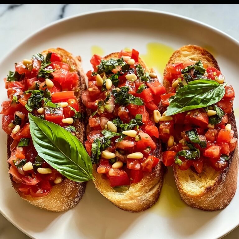 Bruschetta with Tomato & Basil Recipe