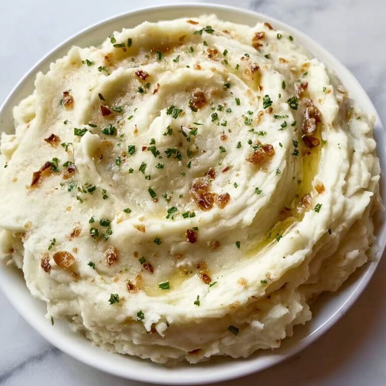 Creamy Garlic Mashed Potatoes Recipe