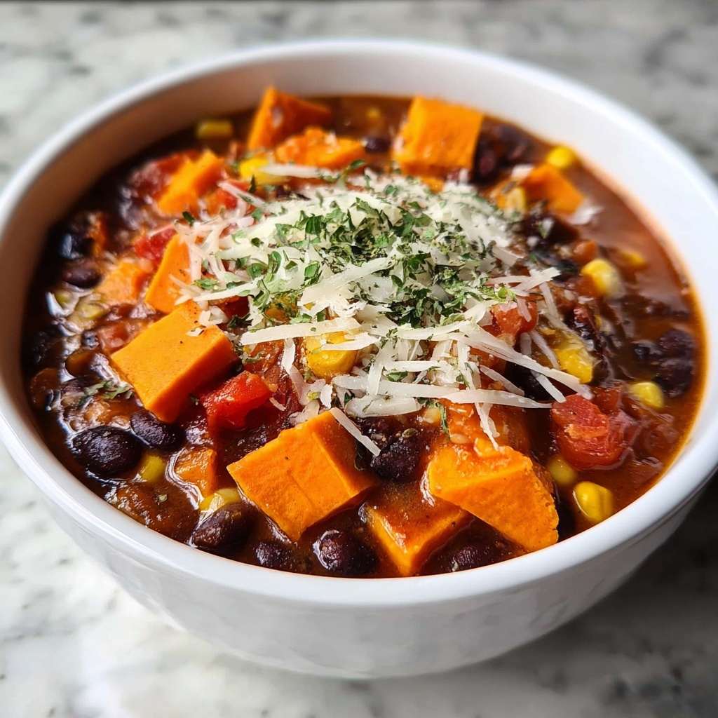 Cozy 5-Ingredient Sweet Potato Enchilada Soup for Comfort Recipe - Recipe Image