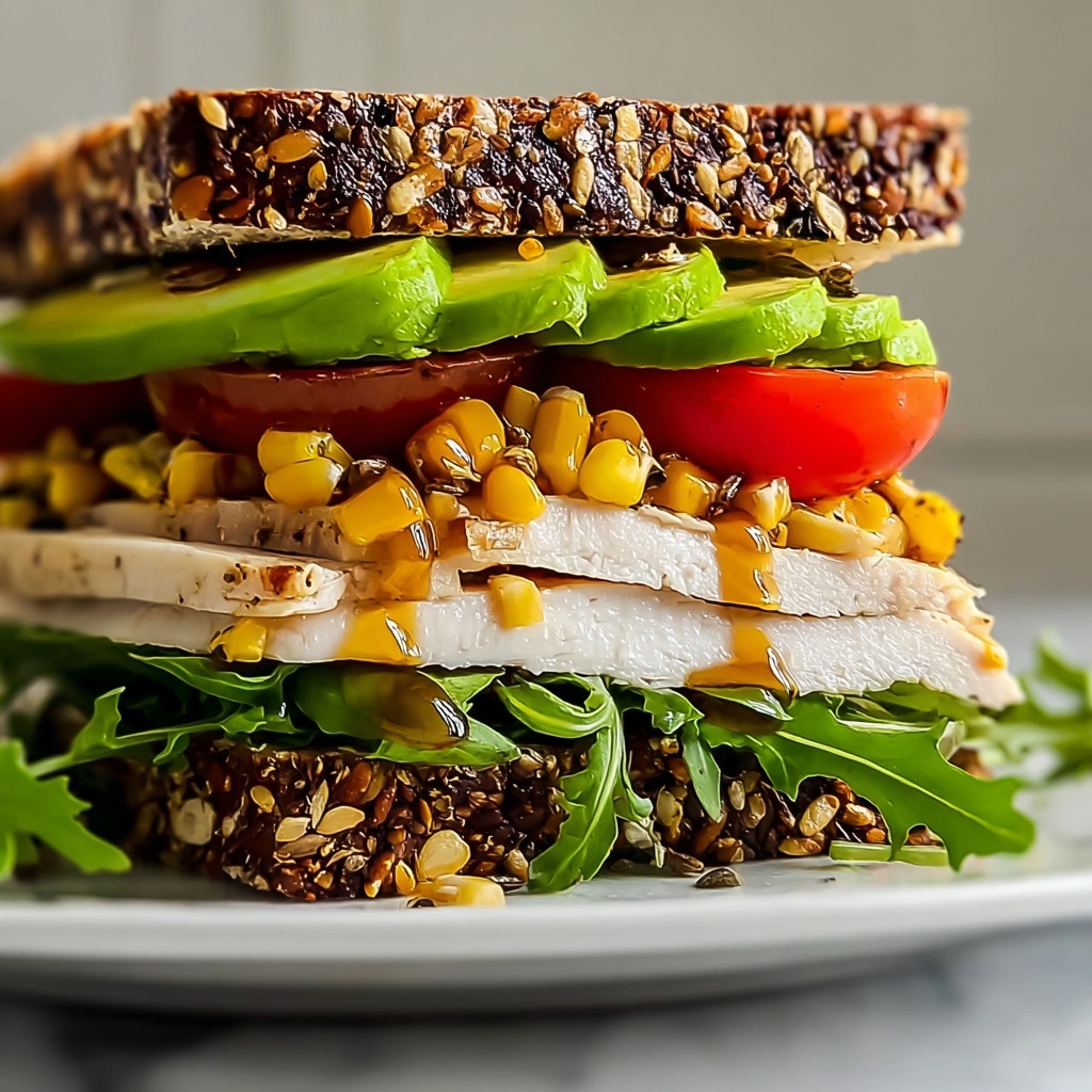 Honey Mustard Turkey Avocado Sandwich Recipe - Recipe Image