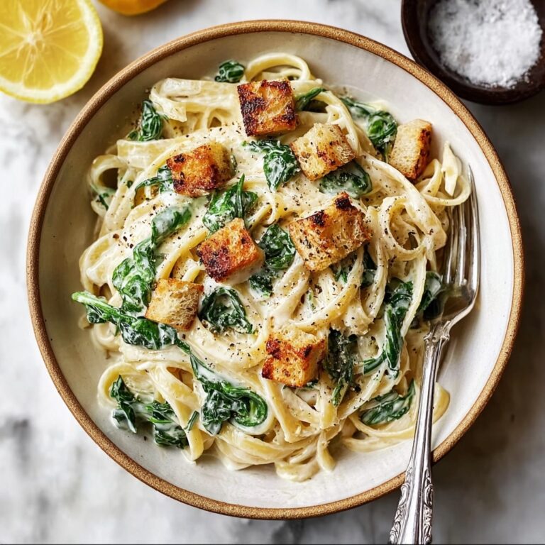 Creamy Tahini Pasta with Lemon, Garlic, and Kale Recipe