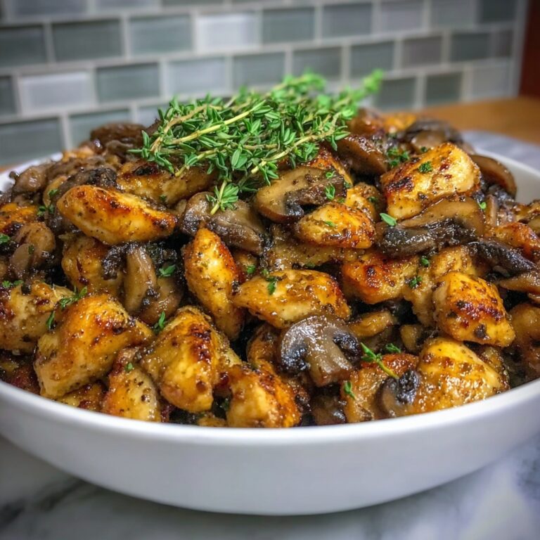 Ultimate Chicken and Mushroom Comfort: Quick & Savory Recipe