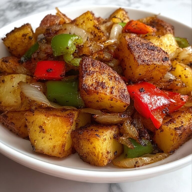 Fried Potatoes and Onions with Peppers: A Cozy Comfort Bite Recipe