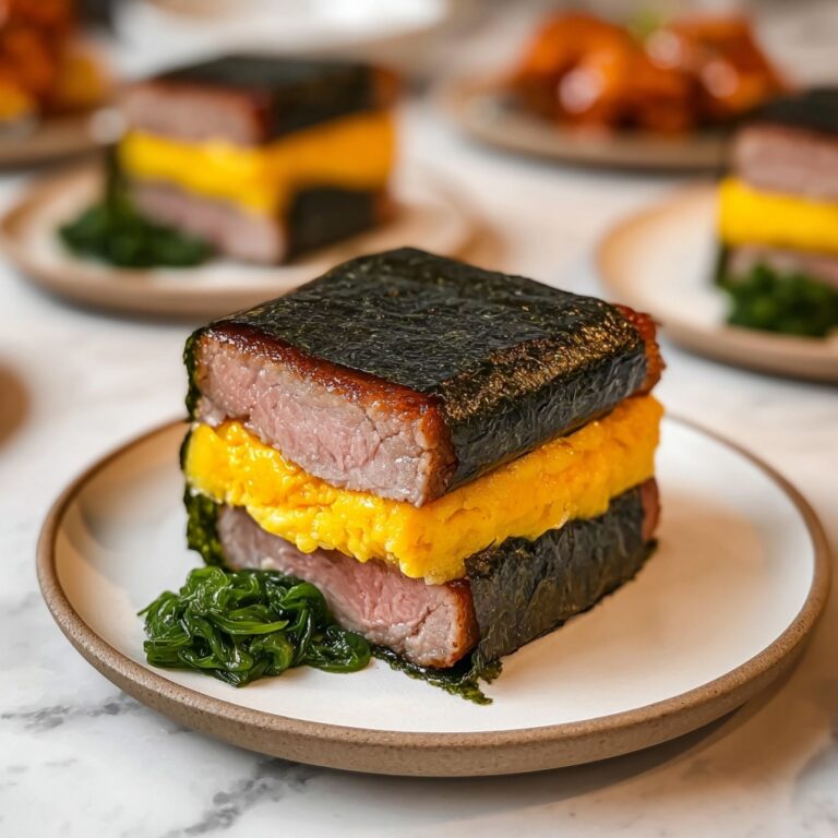 Spam Musubi with Egg: Quick and Tasty Breakfast Fix Recipe
