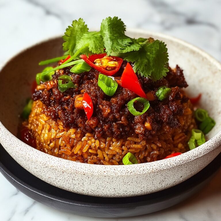 Crispy Chilli Beef Rice Recipe
