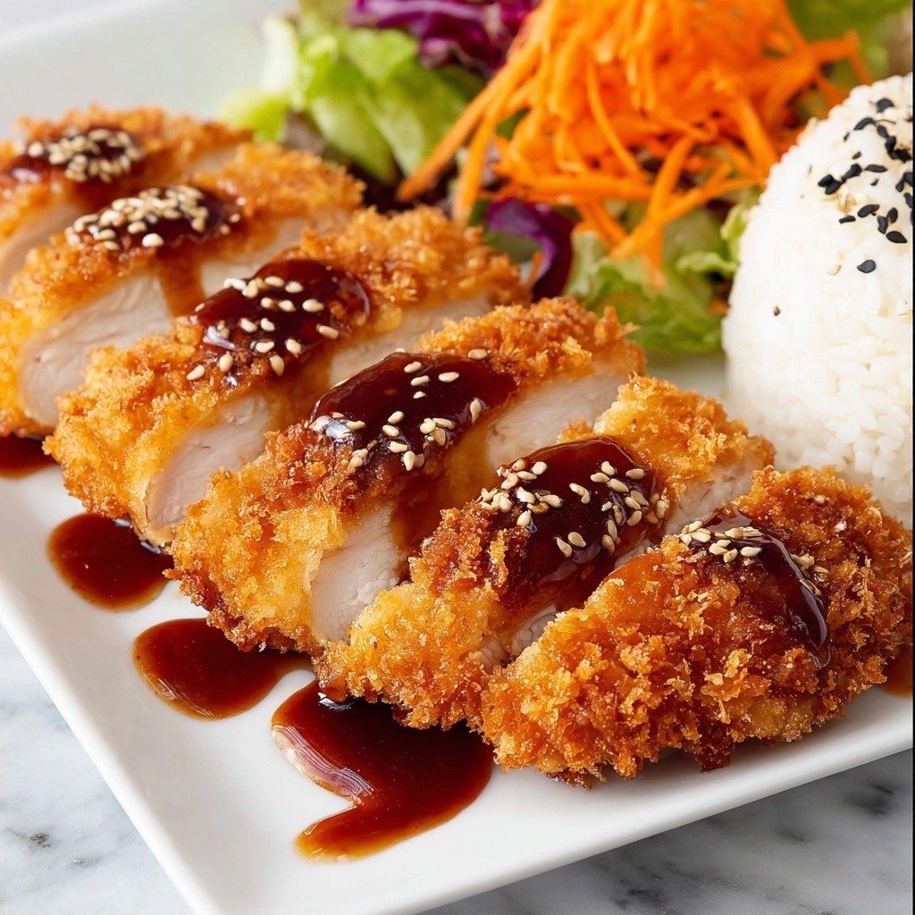 Crispy Chicken Katsu with Irresistible Katsu Sauce Recipe - Recipe Image