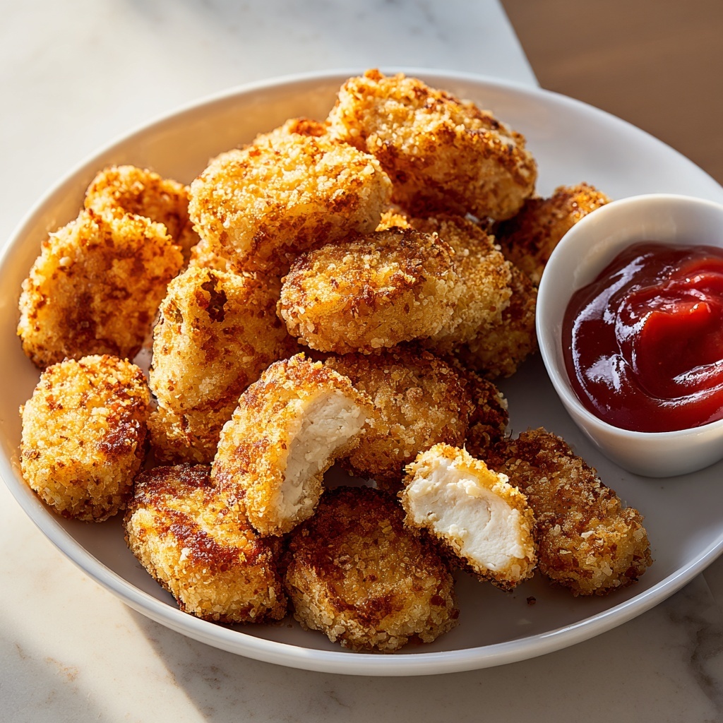 Crispy Homemade Chicken Nuggets Recipe - Recipe Image