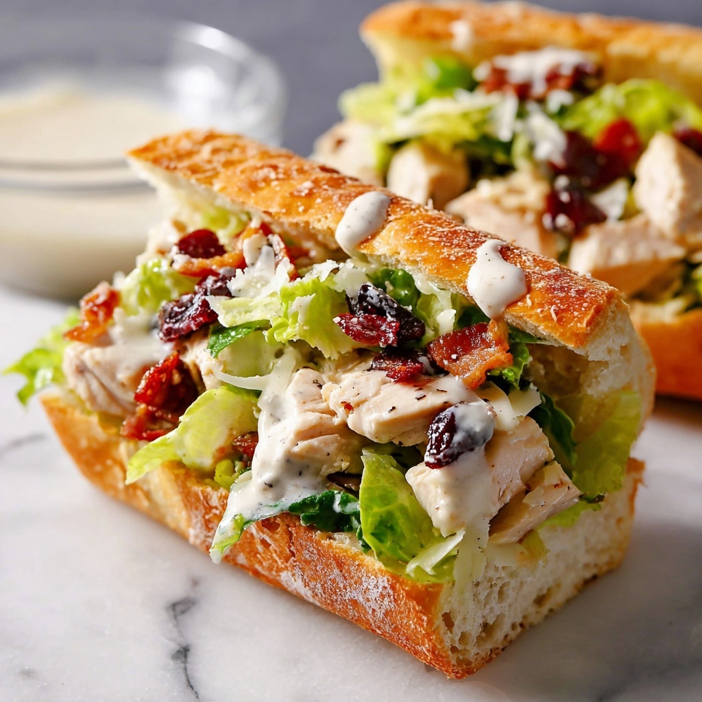 Chicken Caesar Salad with Garlic Bread Recipe - Recipe Image
