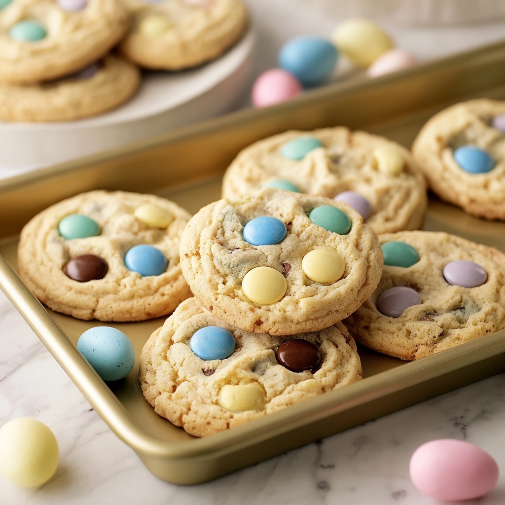 Cadbury Mini Egg Chocolate Chip Cookies Recipe - Recipe Image