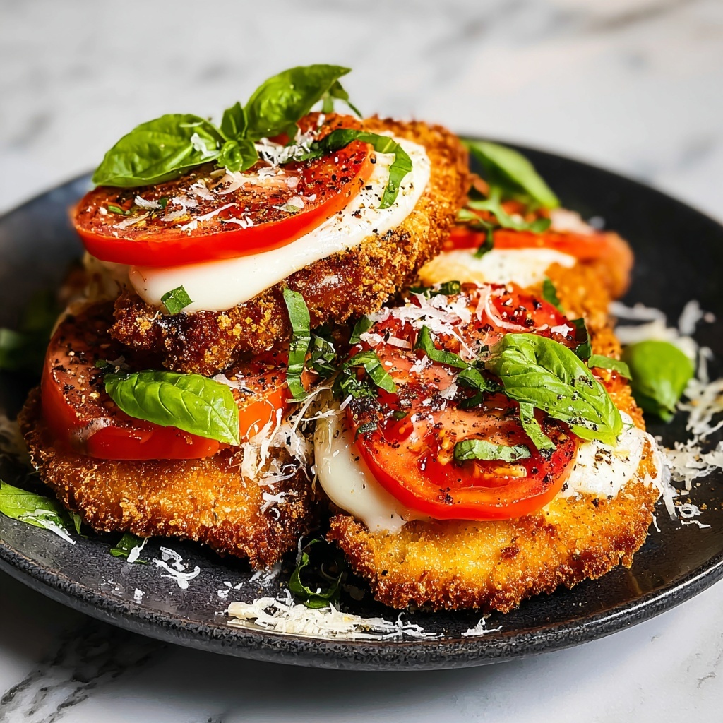 Crispy Chicken Caprese Recipe - Recipe Image