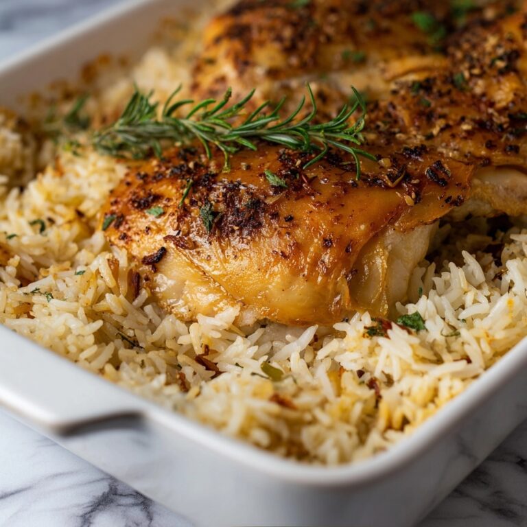 Oven-Baked Chicken and Rice Recipe