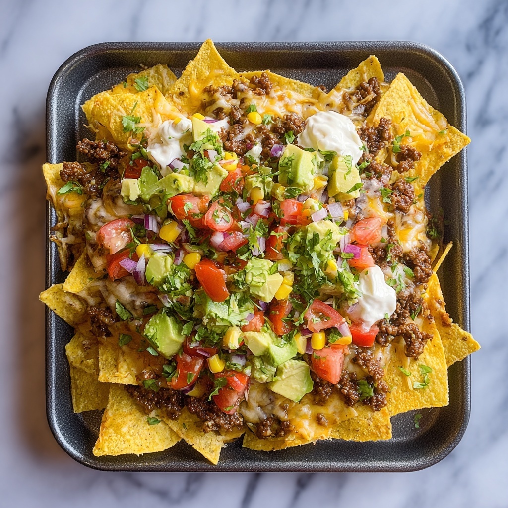 Birria Street Corn Nachos Recipe - Recipe Image