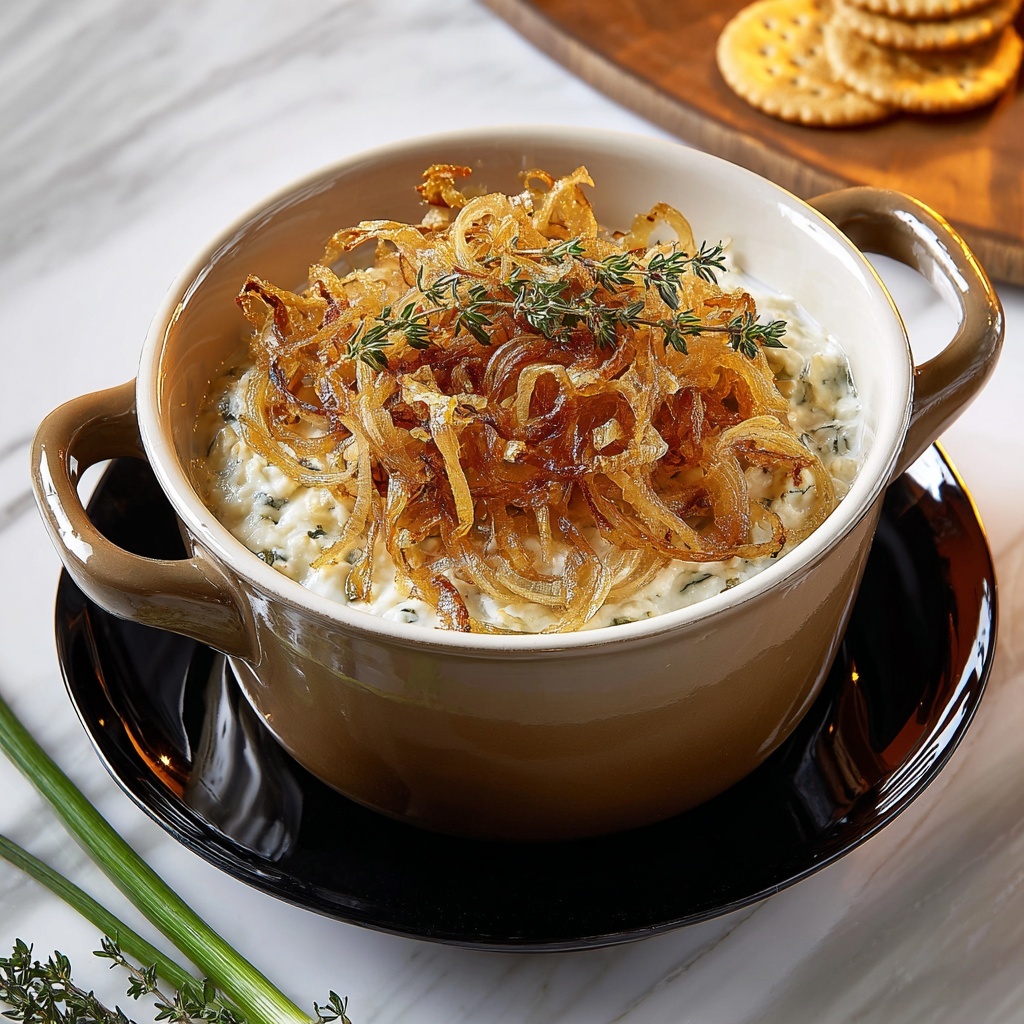 Creamy French Onion Dip Recipe - Recipe Image