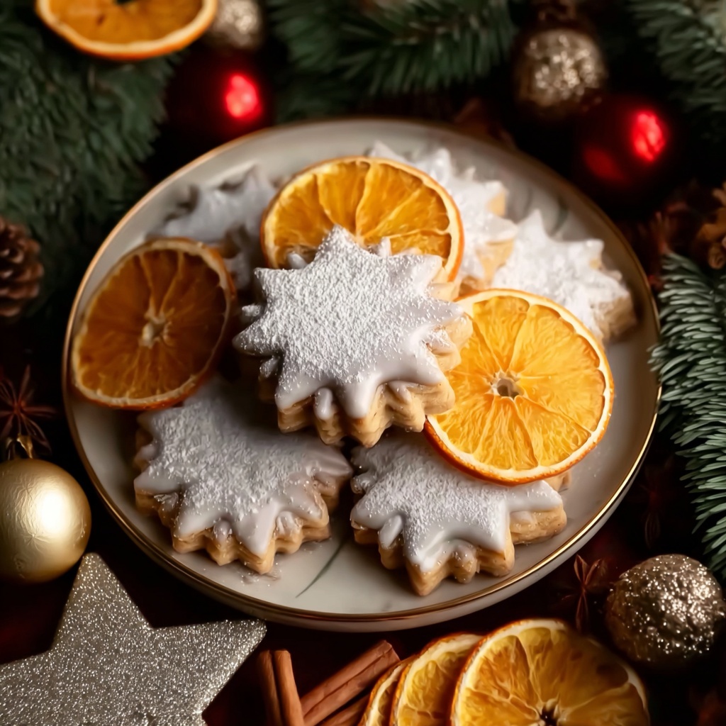 Festive Orange Clove Christmas Cookies Recipe - Recipe Image