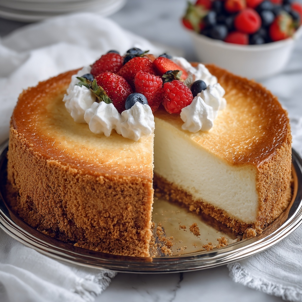 Classic Creamy Cheesecake Recipe - Recipe Image