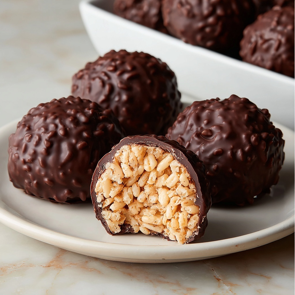 Peanut Butter Balls with Rice Krispies Recipe - Recipe Image