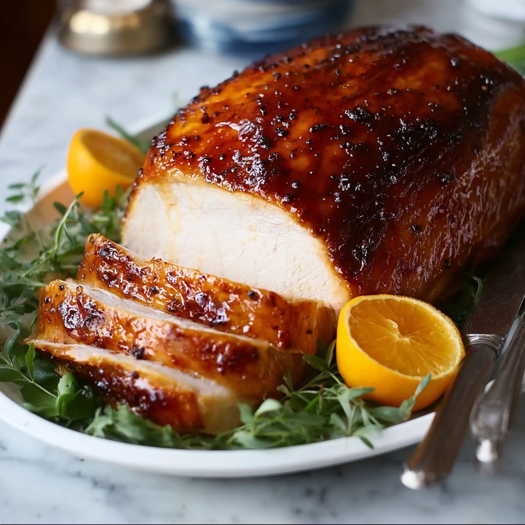 Honey Maple Roasted Turkey Breast Recipe - Recipe Image