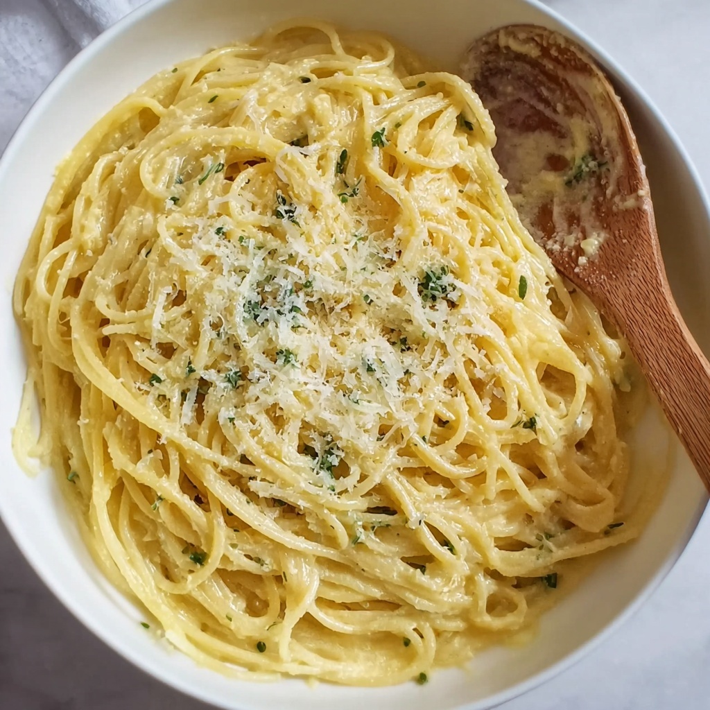 Lemon Garlic Butter Pasta Recipe - Recipe Image