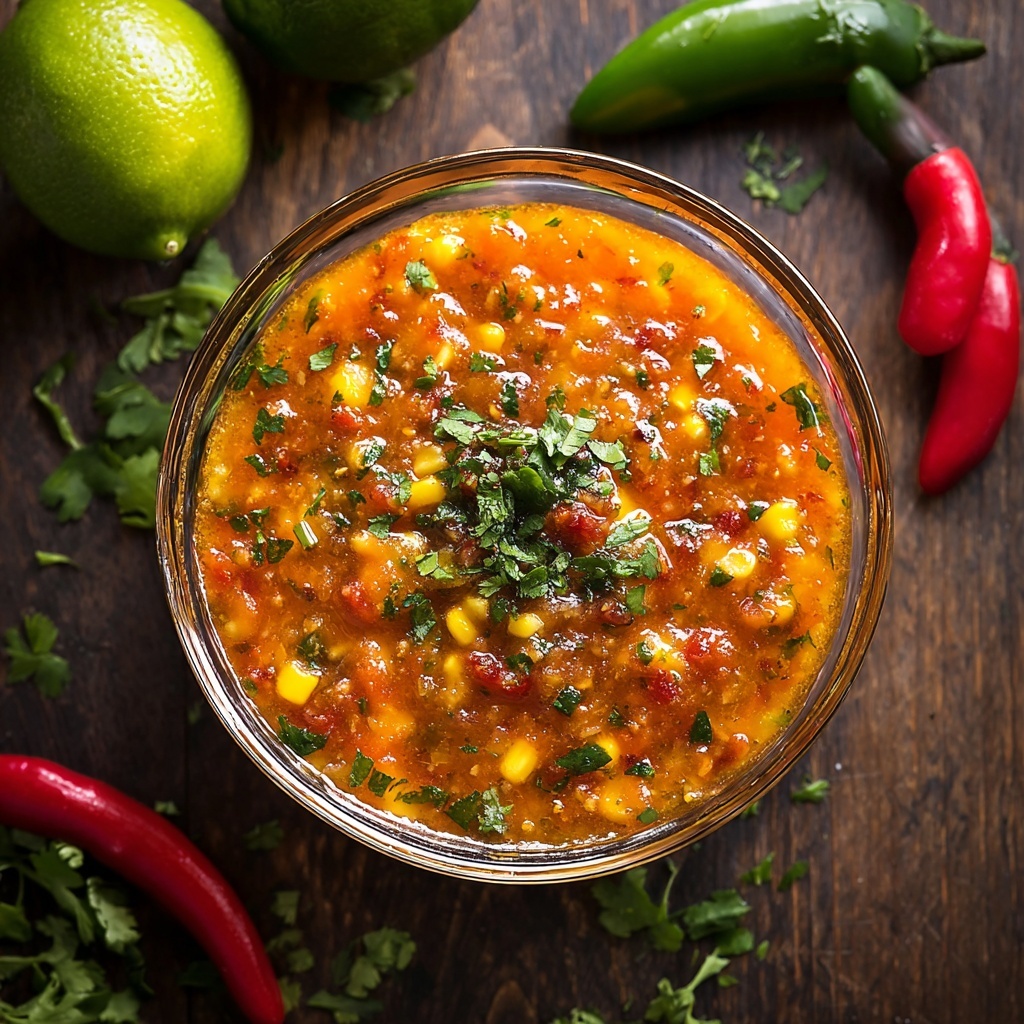 Roasted Mango Habanero Salsa Recipe - Recipe Image