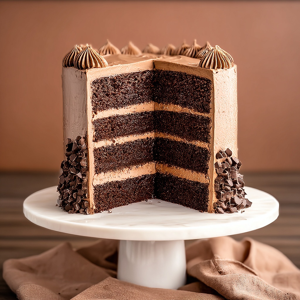 Decadent Chocolate Cake Recipe - Recipe Image