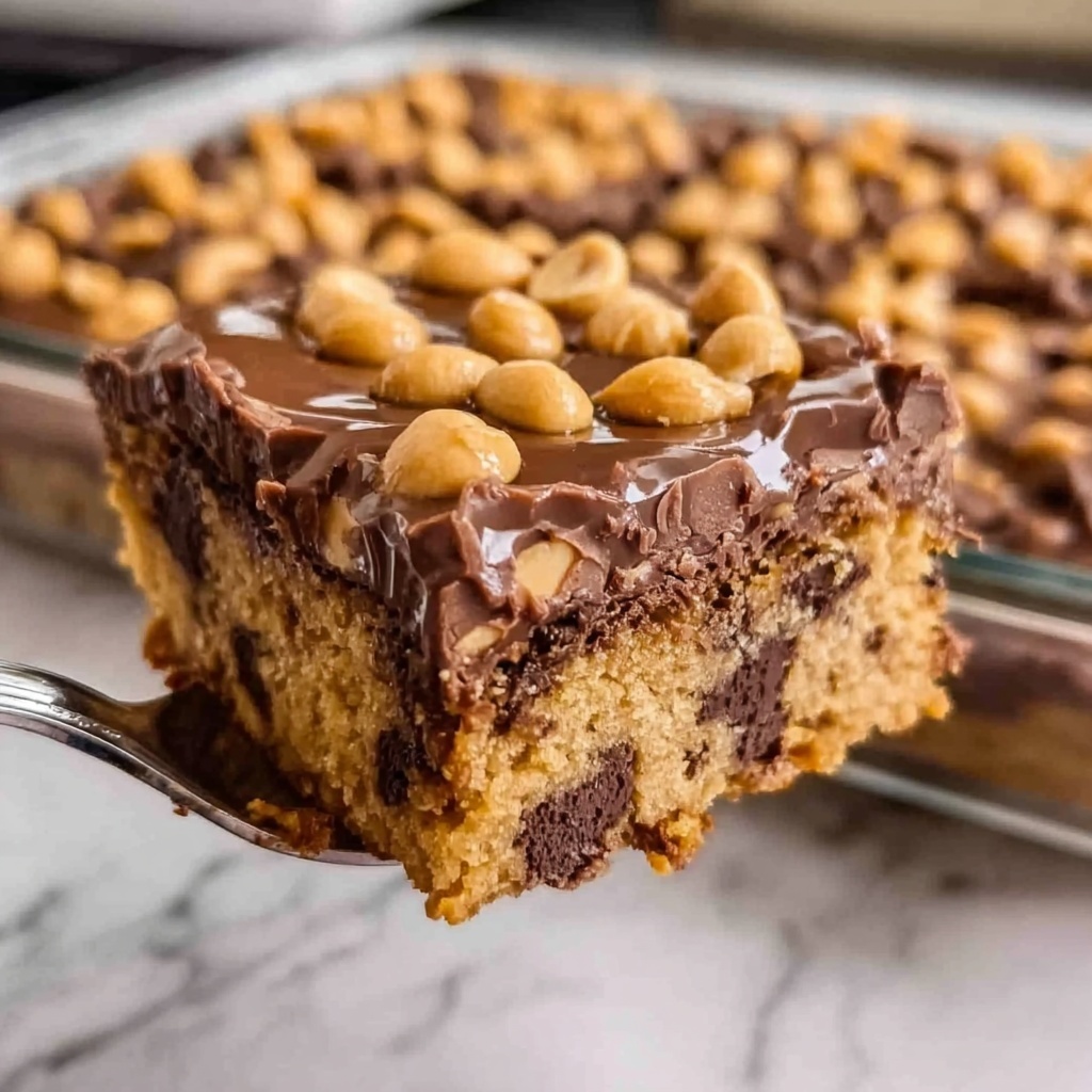 Peanut Butter Cup Dump Cake Recipe - Recipe Image