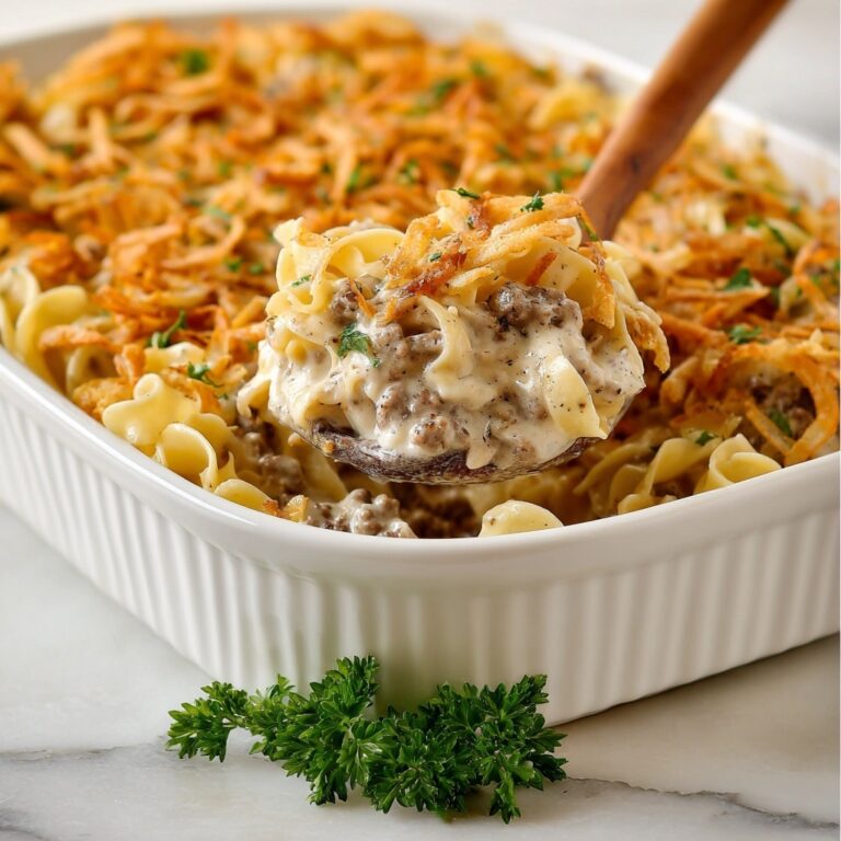 French Onion Beef Casserole Recipe