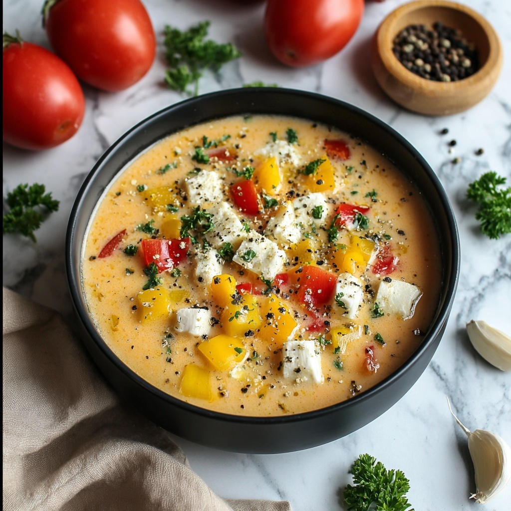 Creamy Cajun Chicken Soup Recipe - Recipe Image